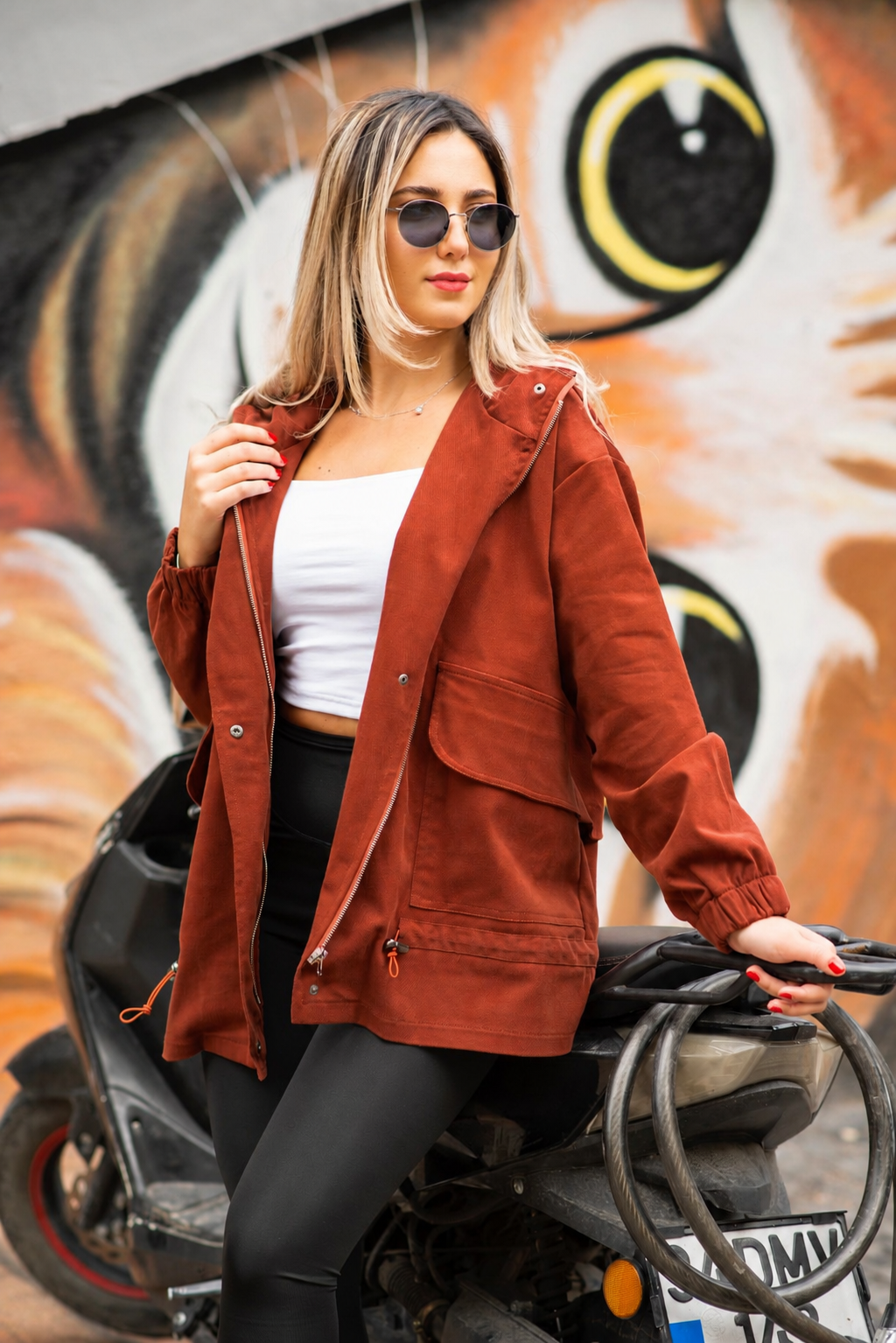 Gabardln sonbaharlik ceket