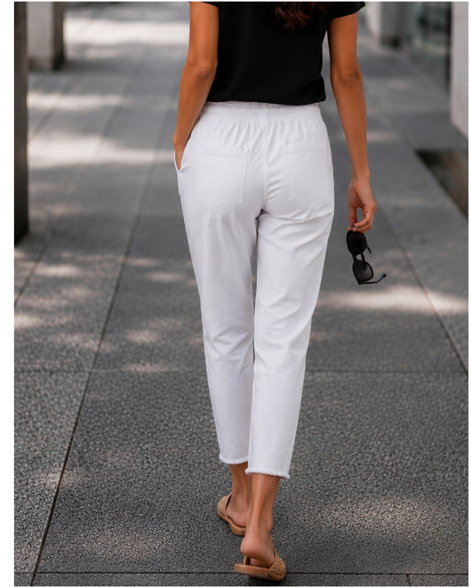 gabardln pamuklu pantolon beyaz