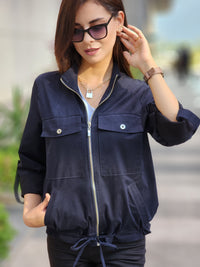 Bomber ceket lacivert