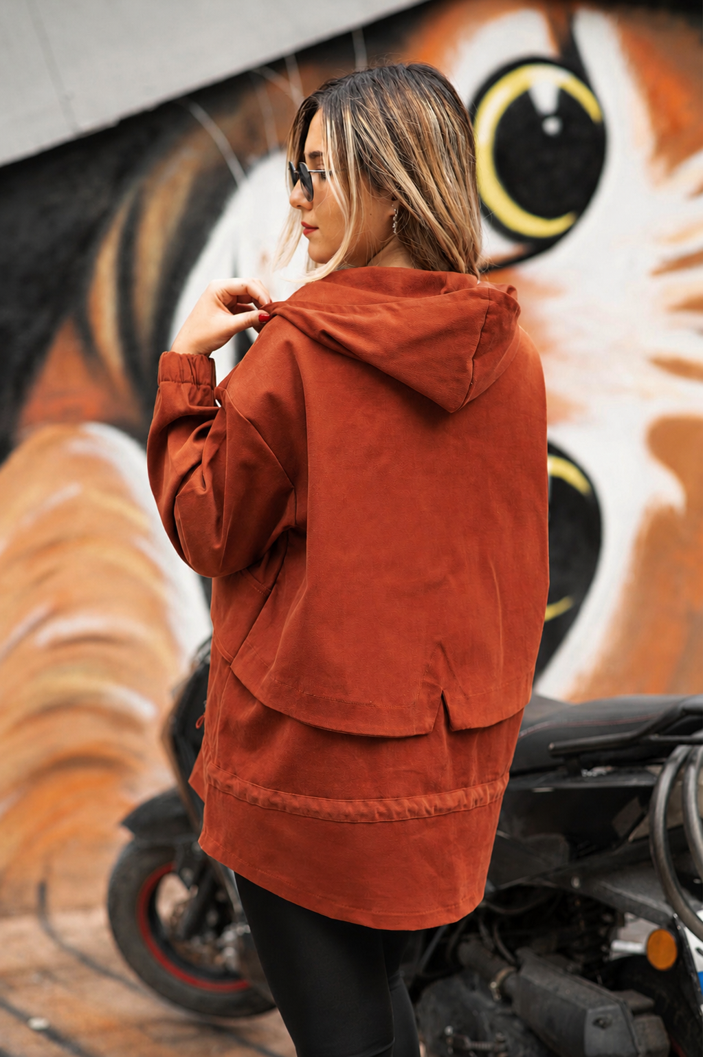 Gabardln sonbaharlik ceket